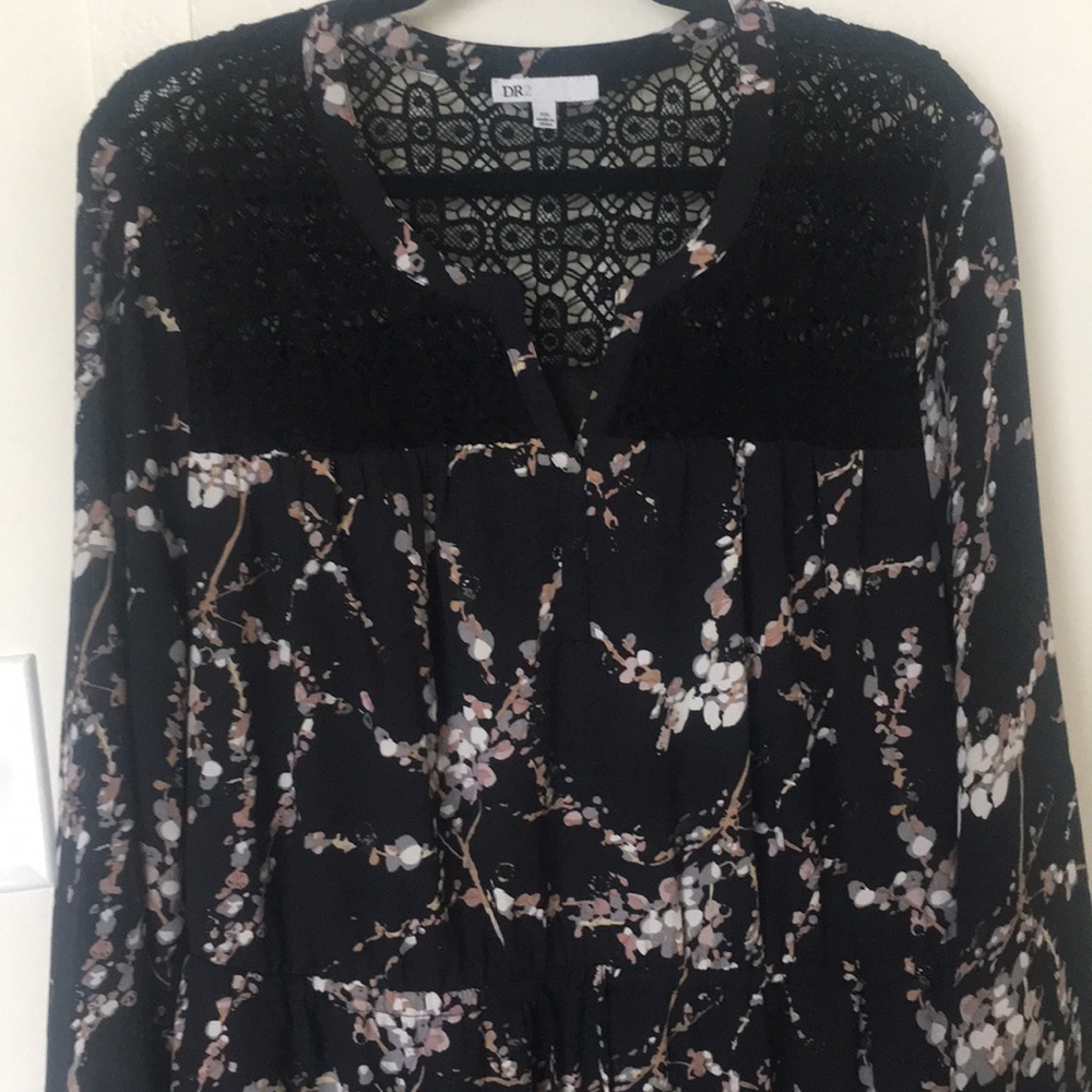 Crochet Lace Topped Tunic / Dress